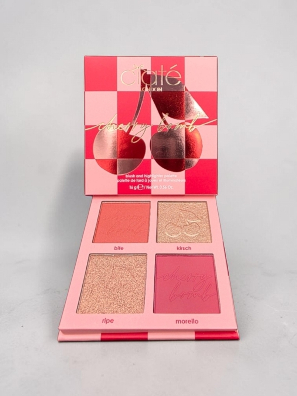 Cherry Bomb Blush & Highlighter Palette - Pink/Coral, NWT